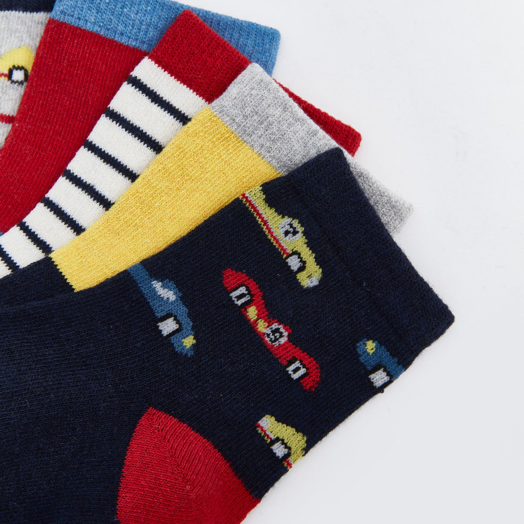 Moudda LC Waikiki - Chaussettes courtes Garçon Fil mélangé teint - Tunisie 3