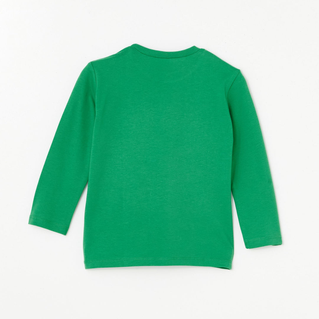 Moudda LC Waikiki - T-shirt en jersey manches longues Garçon Vert - Tunisie 2