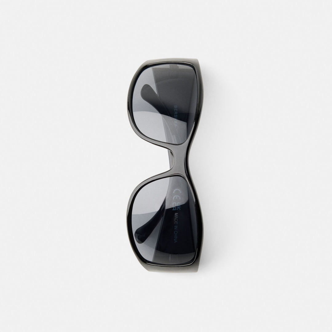 Moudda BERSHKA - Lunettes de soleil grandes rondes style cyclisme - Tunisie 1