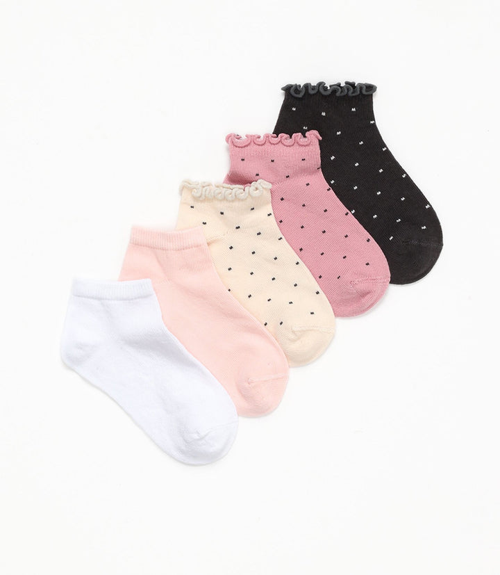 Moudda Lefties - Pack 5 Chaussettes Sport - Curling Dots - Tunisie 1