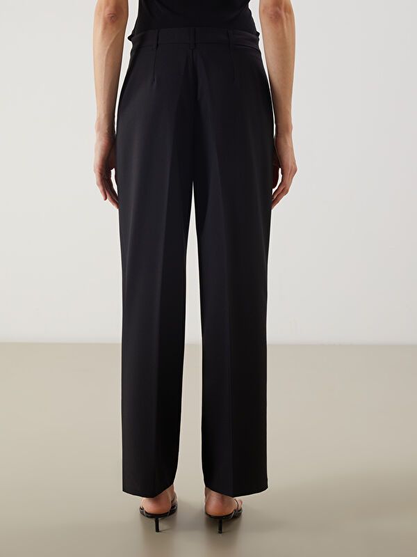 Moudda LC Waikiki - Pantalon tissé moyen Femme Noir - Tunisie 4