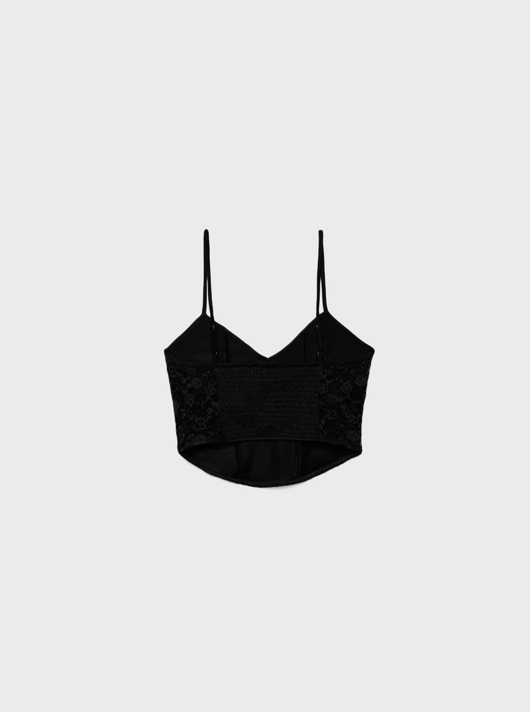 Moudda STRADIVARIUS - T-Shirt Crop Top en Dentelle - Tunisie 3