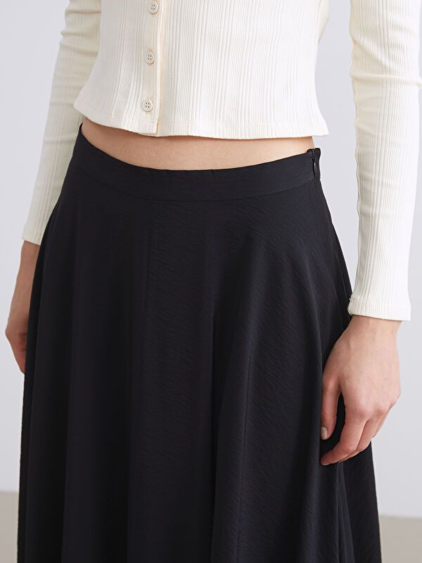 Moudda LC Waikiki - Jupe tissée Femme Noir - Tunisie 3