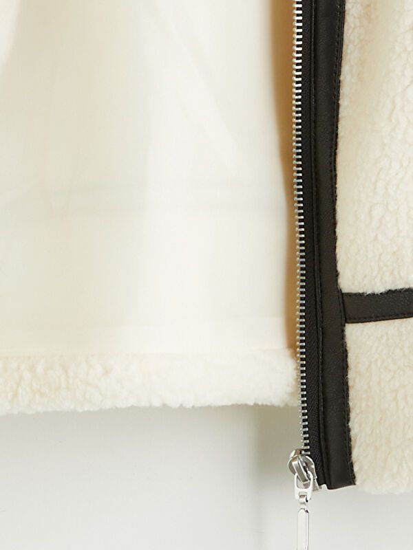 Moudda LC Waikiki - Manteau lourd Fille Ecru - Tunisie 4