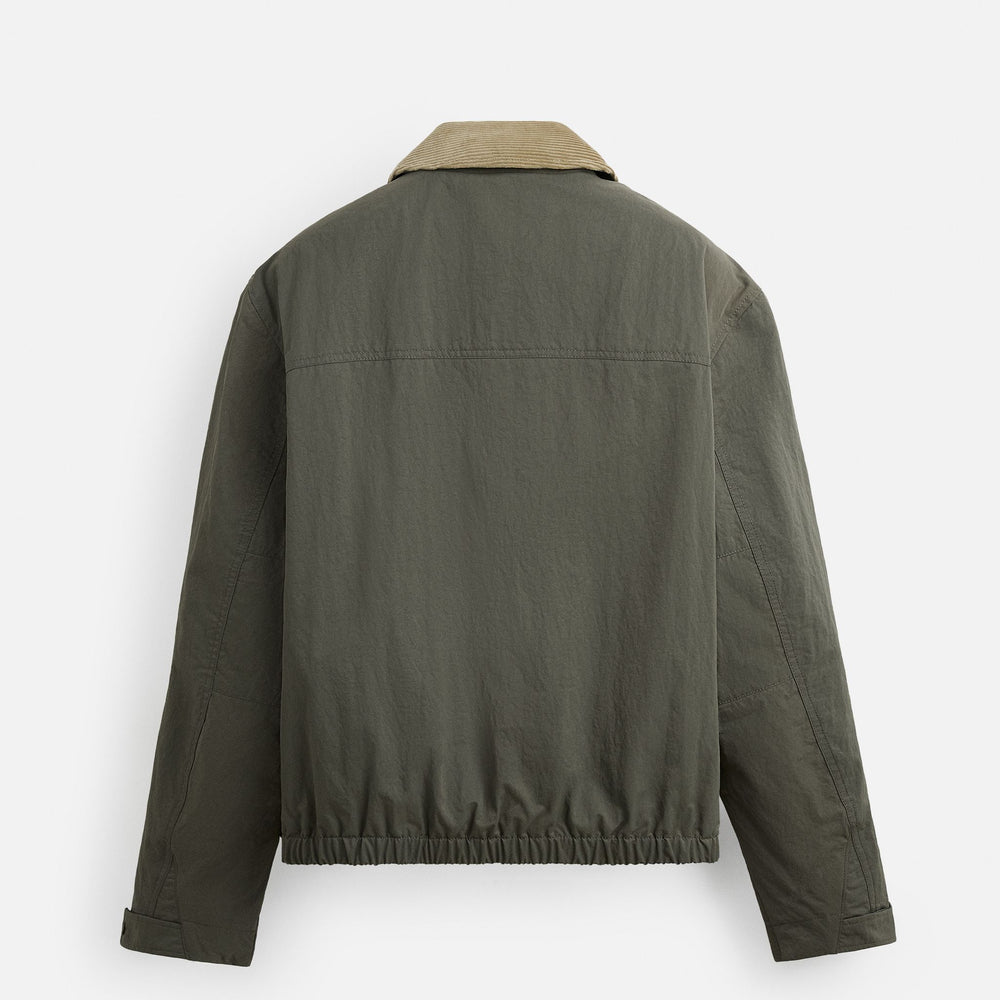 Moudda ZARA - Veste - Col Contrasté (Chambray & Vert) - Tunisie 2