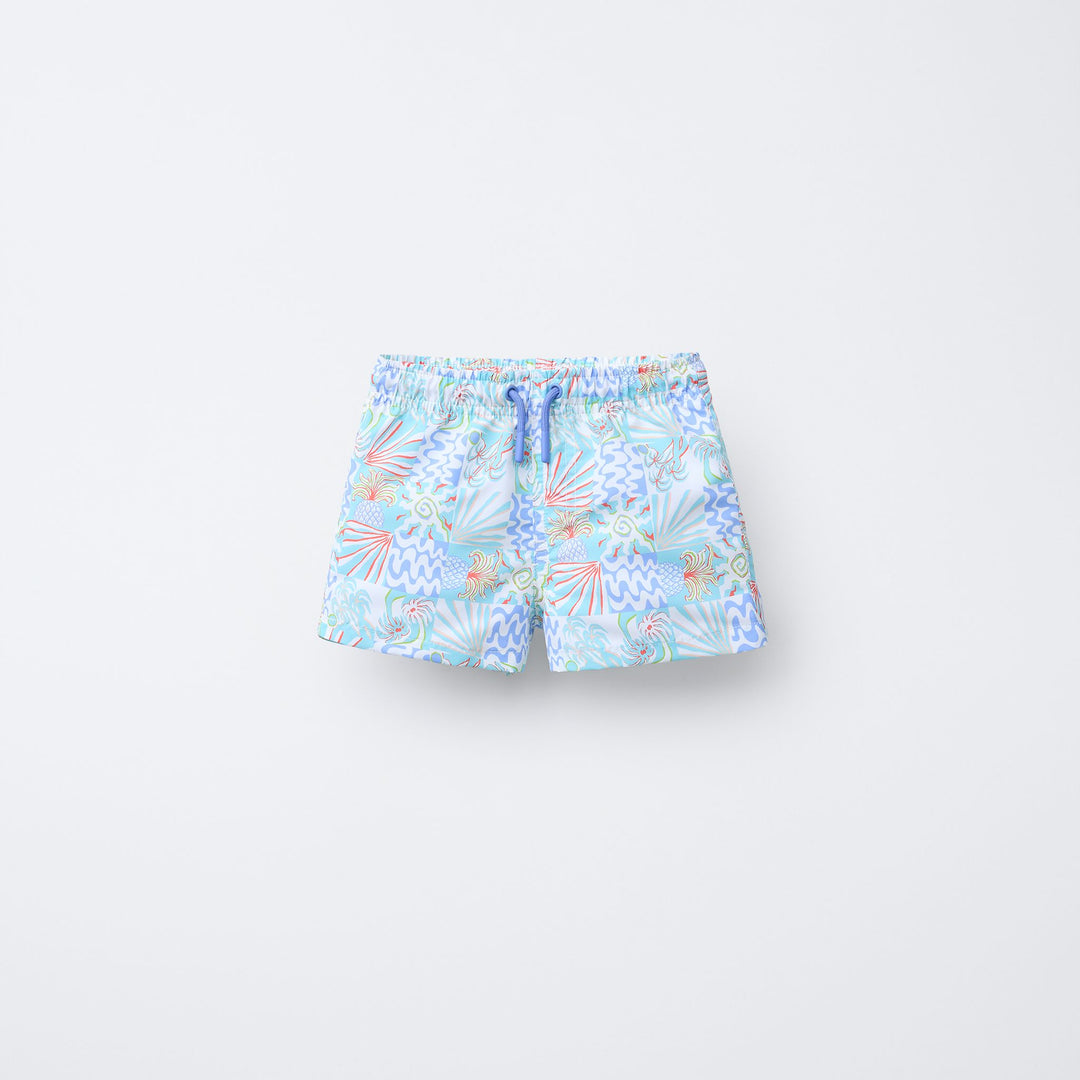 Moudda ZARA - Maillot Enfant - Damier AOP Palmiers - Tunisie 1