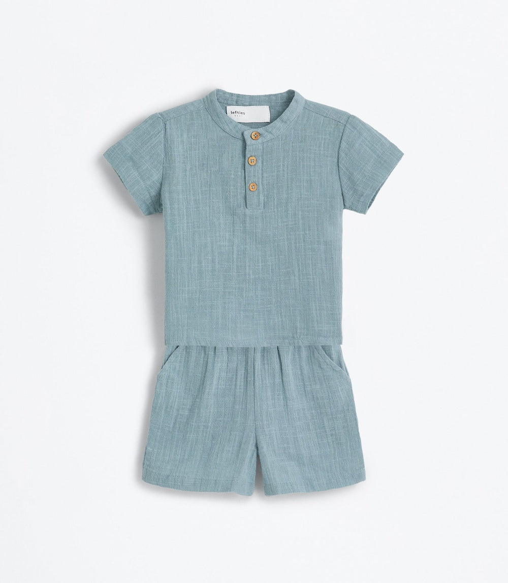 Moudda Lefties - Ensemble - Chemise Mao + Bermuda Garçon - Tunisie 2