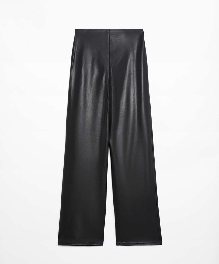 Moudda Oysho - Pantalon Droit Clean Effet Cuir - Tunisie 1