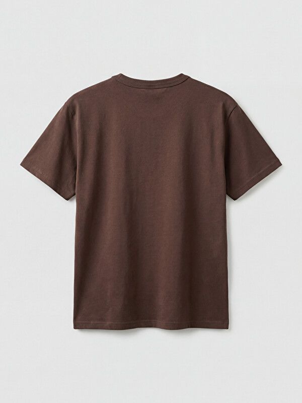 Moudda LC Waikiki - T-shirt manches courtes en jersey pour Garçon couleur Marron - Tunisie 2