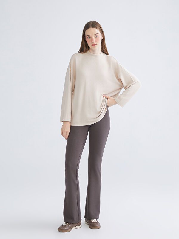 Moudda LC Waikiki - Pantalon en jersey Femme Brun - Tunisie 1