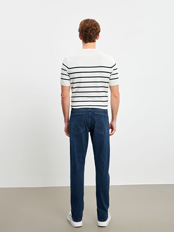 Moudda LC Waikiki - Pantalon jean tissé basique Homme Rodéo noir - Tunisie 4