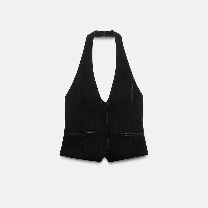 Moudda ZARA - Haut velours bustier à boutons - Tunisie 2