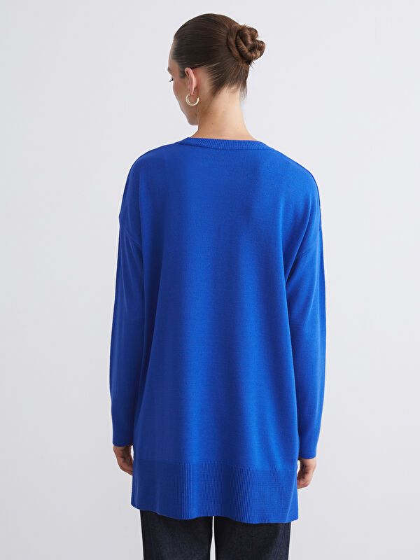 Moudda LC Waikiki - Tunique tricot Femme Bleu marine claire - Tunisie 4