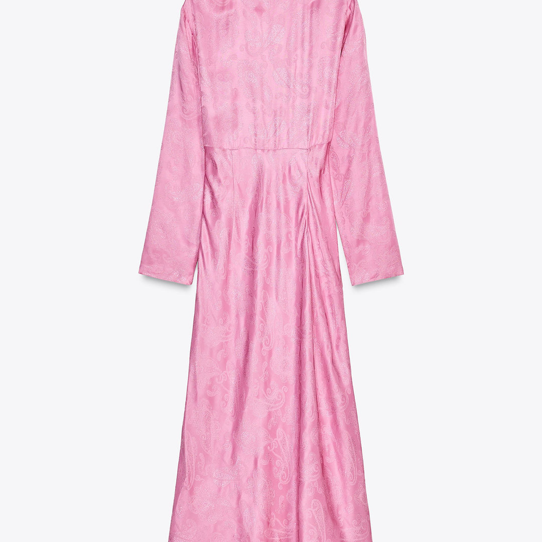 Moudda ZARA - Robe Midi Jacquard - Manches Fantaisie - Tunisie 2