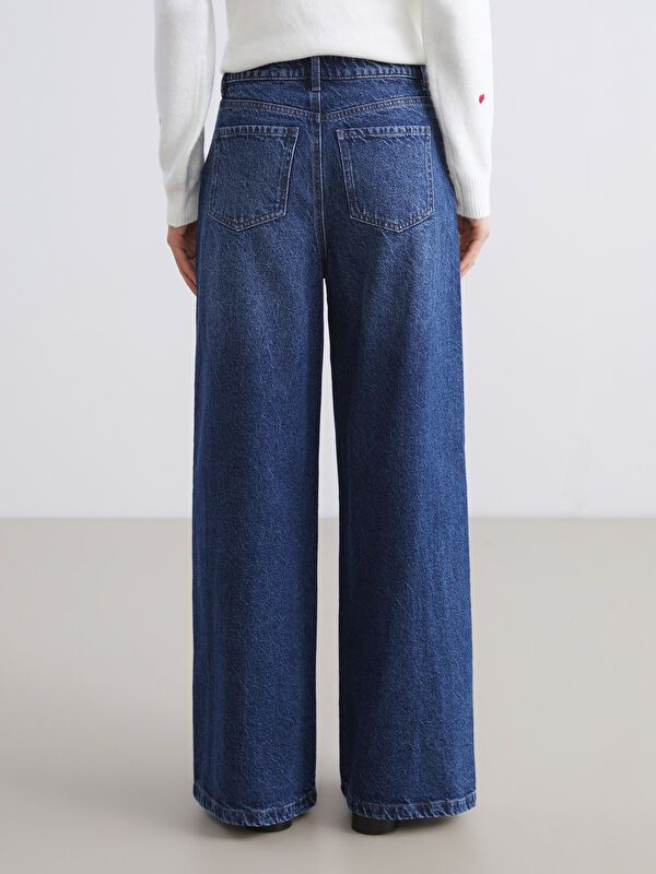 Moudda LC Waikiki - Pantalon jean tissé basique Femme Rodéo noir - Tunisie 4