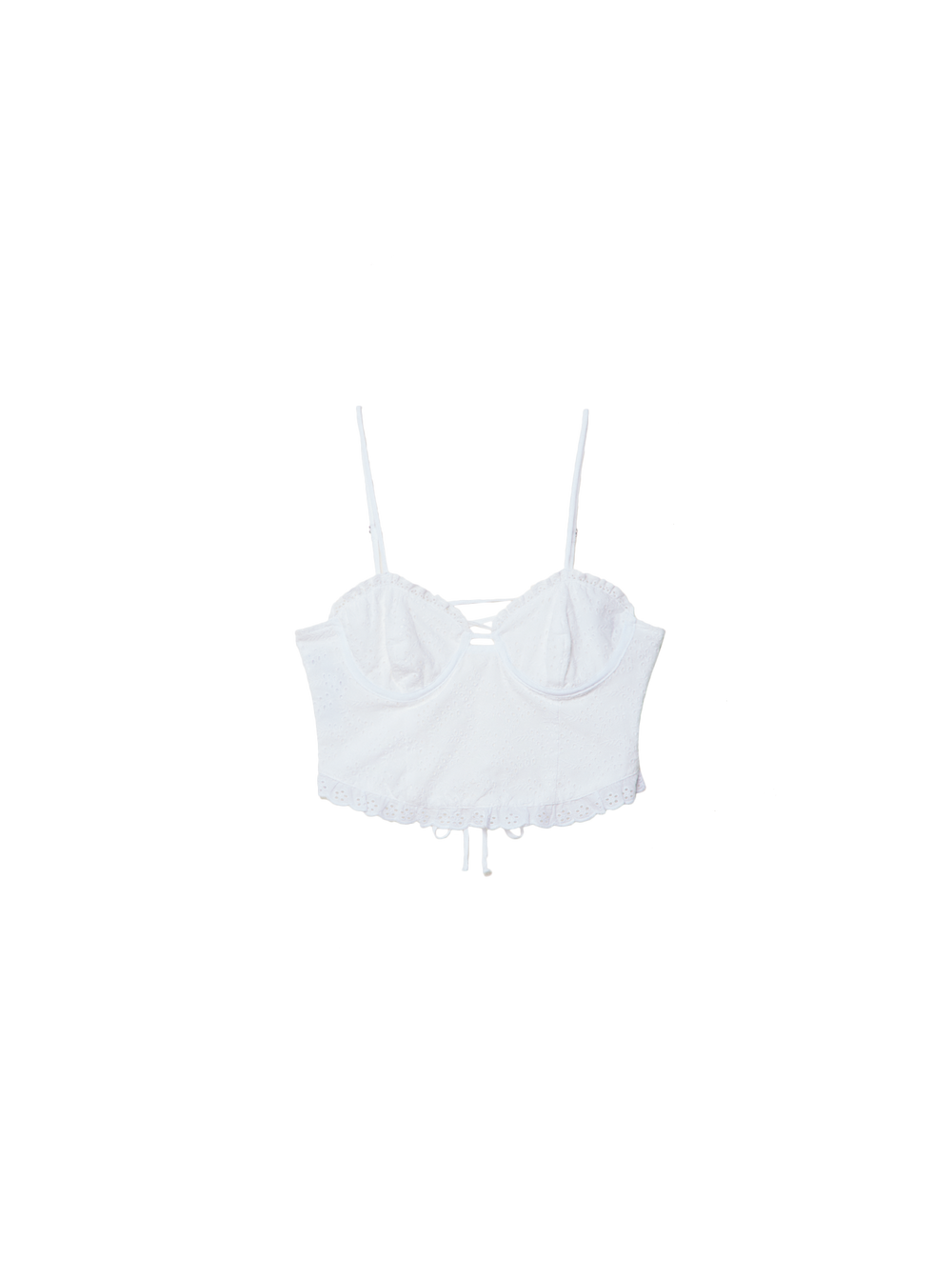 Moudda STRADIVARIUS - Top à Bretelles Coco avec Broderie Suisse - Tunisie 2
