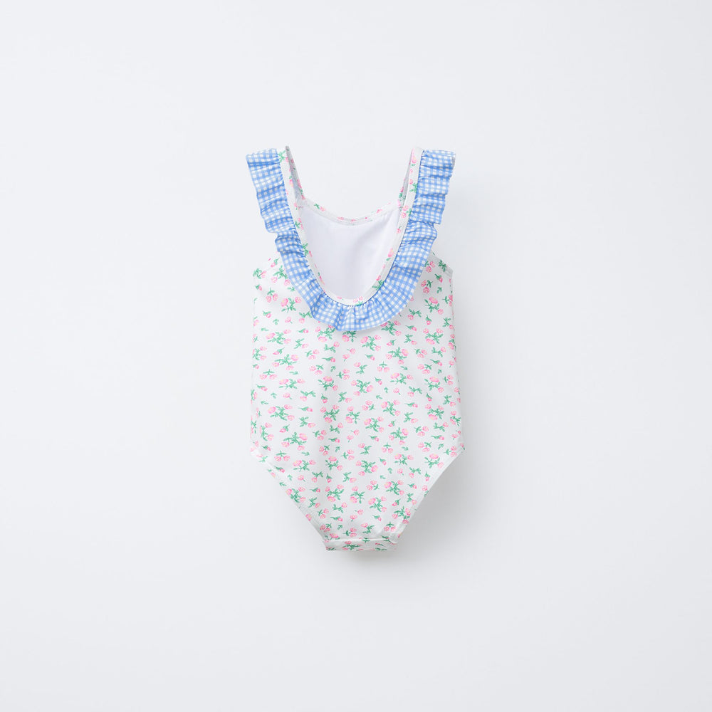 Moudda ZARA - Maillot Enfant - AOP Fleurs et Vagues - Tunisie 2