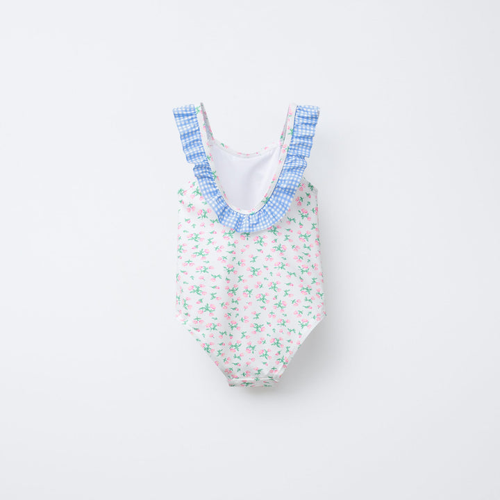 Moudda ZARA - Maillot Enfant - AOP Fleurs et Vagues - Tunisie 2