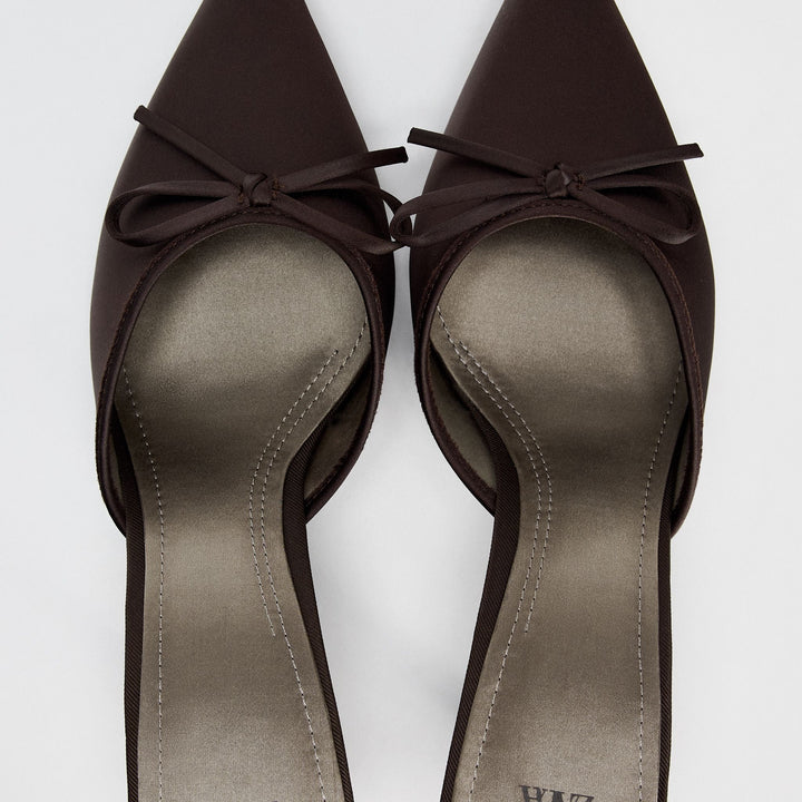 Moudda ZARA - Chaussures talon moyen nœud sans arrière - Tunisie 5