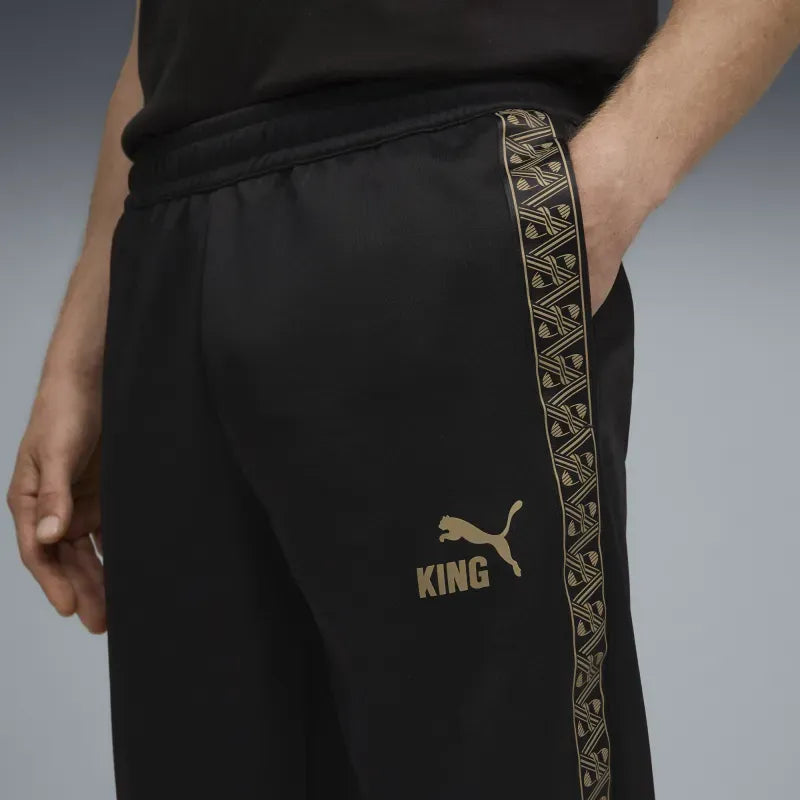 Moudda Puma - Bas survêtement PUMA KING Anthem Pants,PUMA Black-PUMA Gold pour hommes - Tunisie 3