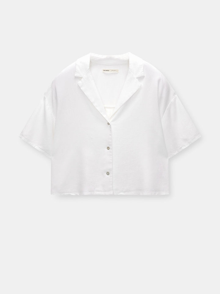 Moudda PULL & BEAR - Chemise Manches Courtes Basique Rustique - Tunisie 2