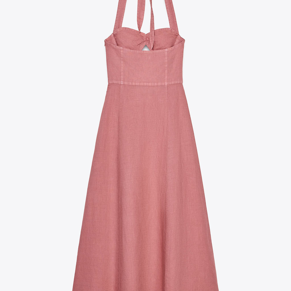 Moudda ZARA - Robe Midi Halter - Découpe - Tunisie 2