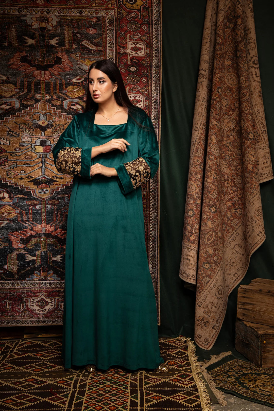 Caftan Jumana Vert