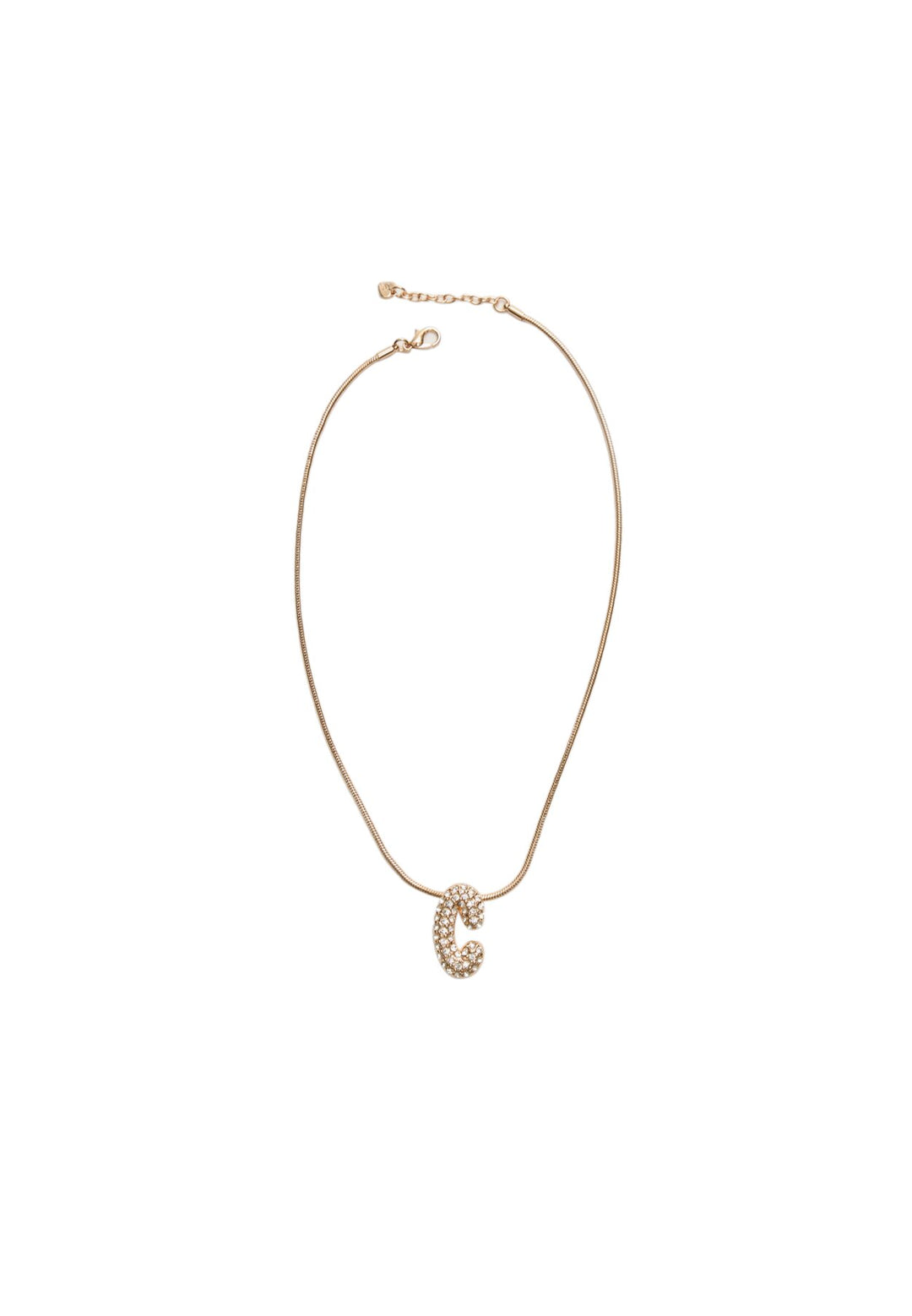 Collier - Initiale Strass - Tunisie1