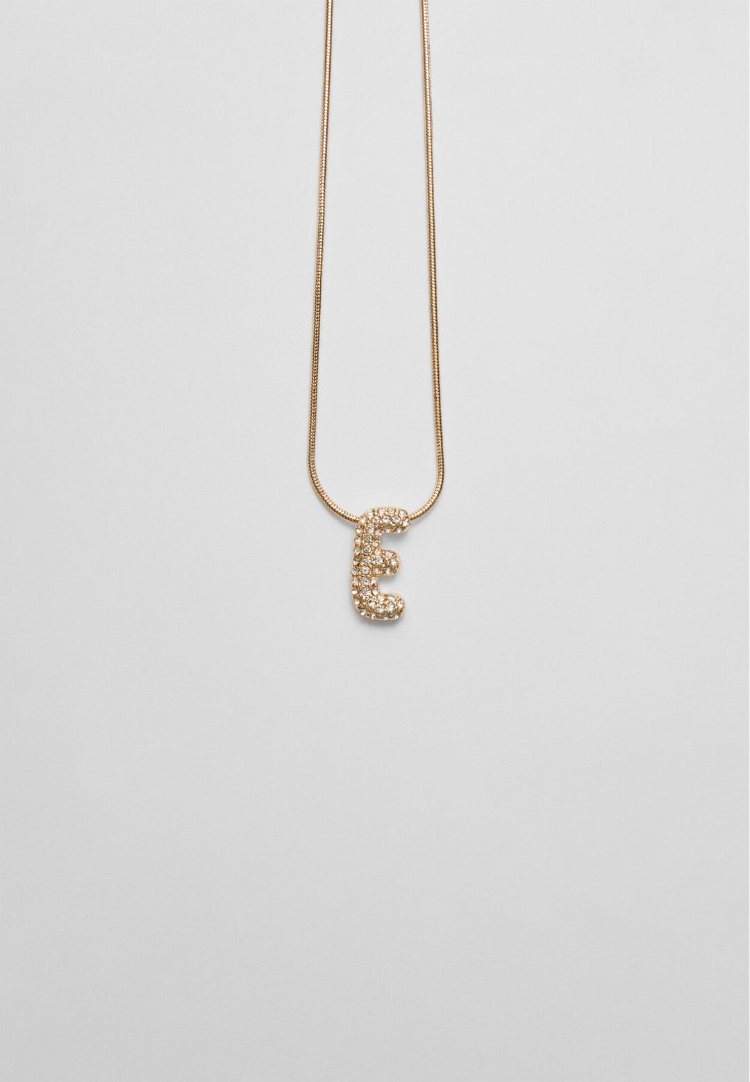 Collier - Initiale Strass - Tunisie2