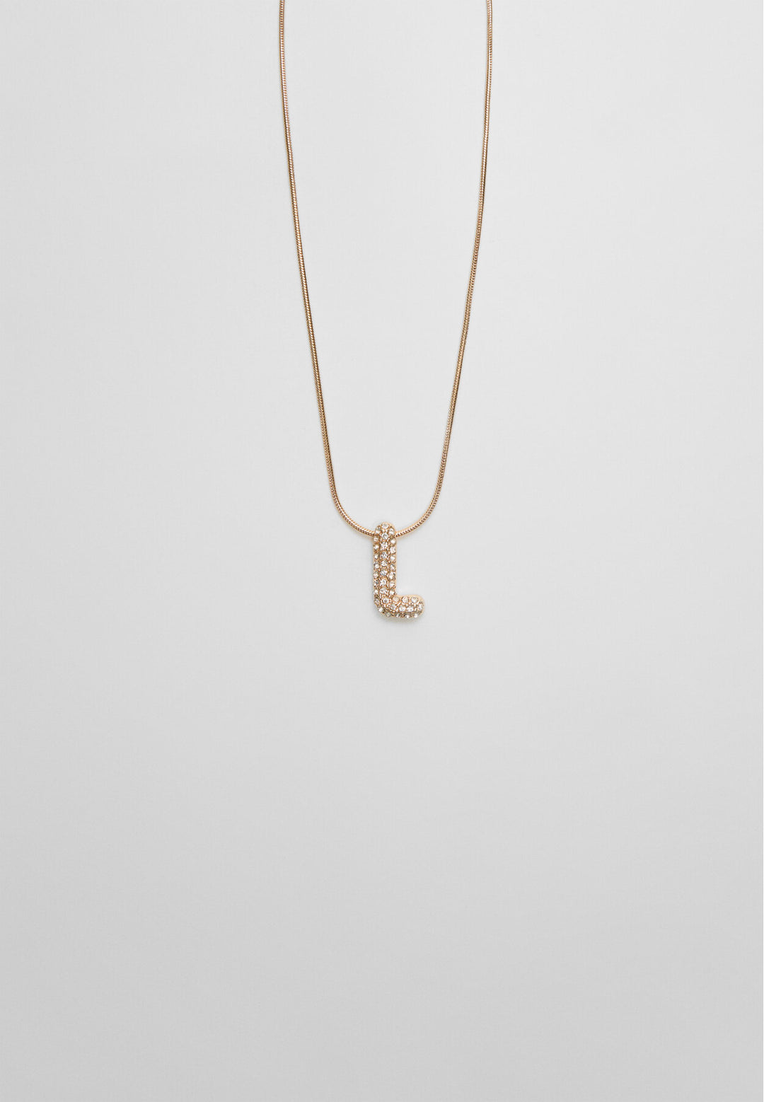 Collier - Initiale Strass - Tunisie2