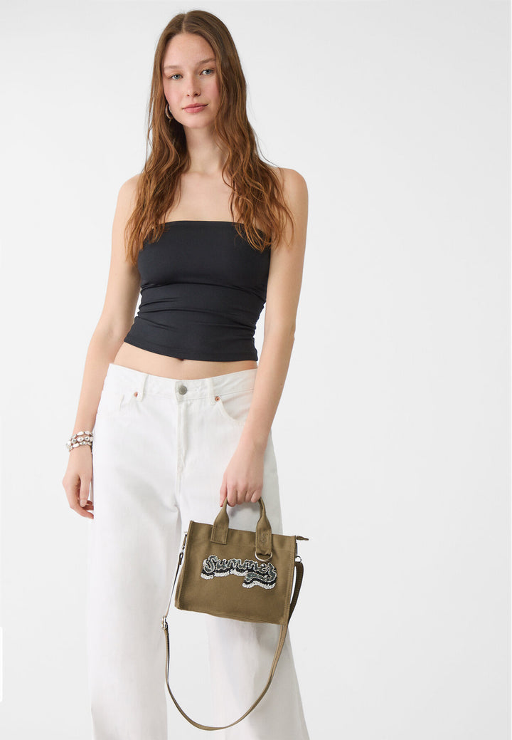 Sac Shopper Canvas - Brodé - Tunisie3