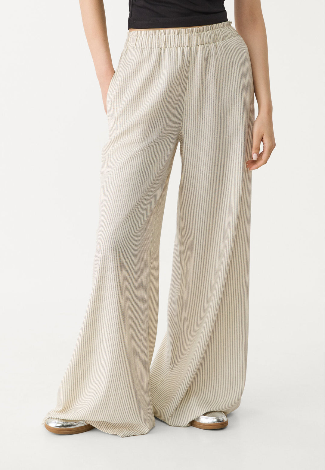 Pantalon Palazo Fluide - Imprimé - Tunisie3
