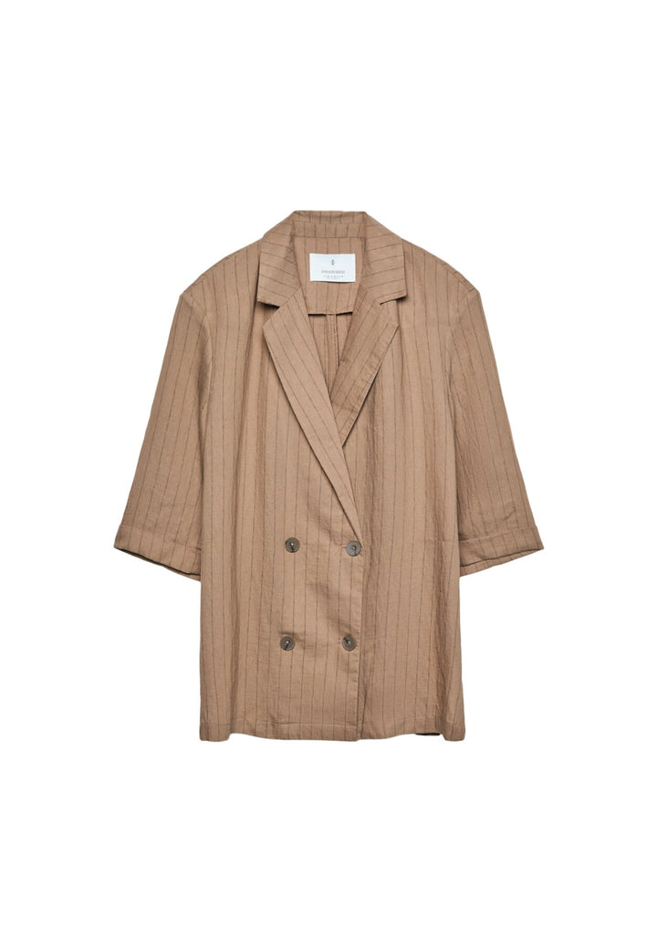 Veste Rustique Kimono - Rayures - Tunisie1