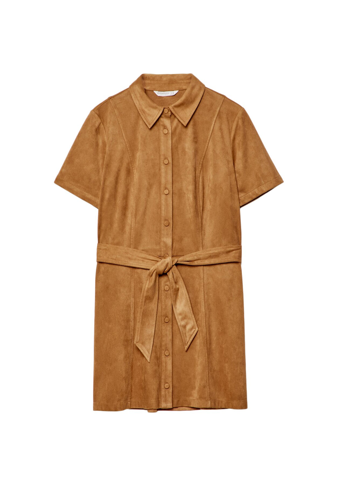 Robe Chemisier Courte - Effet Cuir - Tunisie1