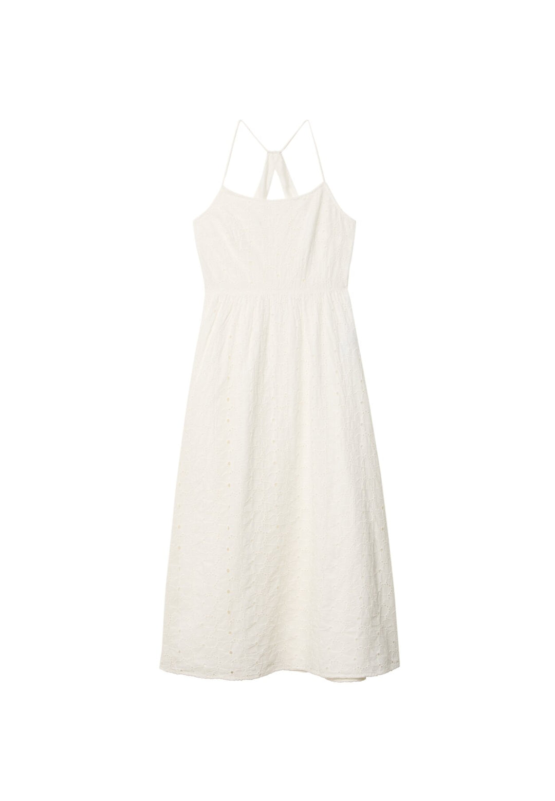 Robe Midi - Broderie Suisse - Tunisie1