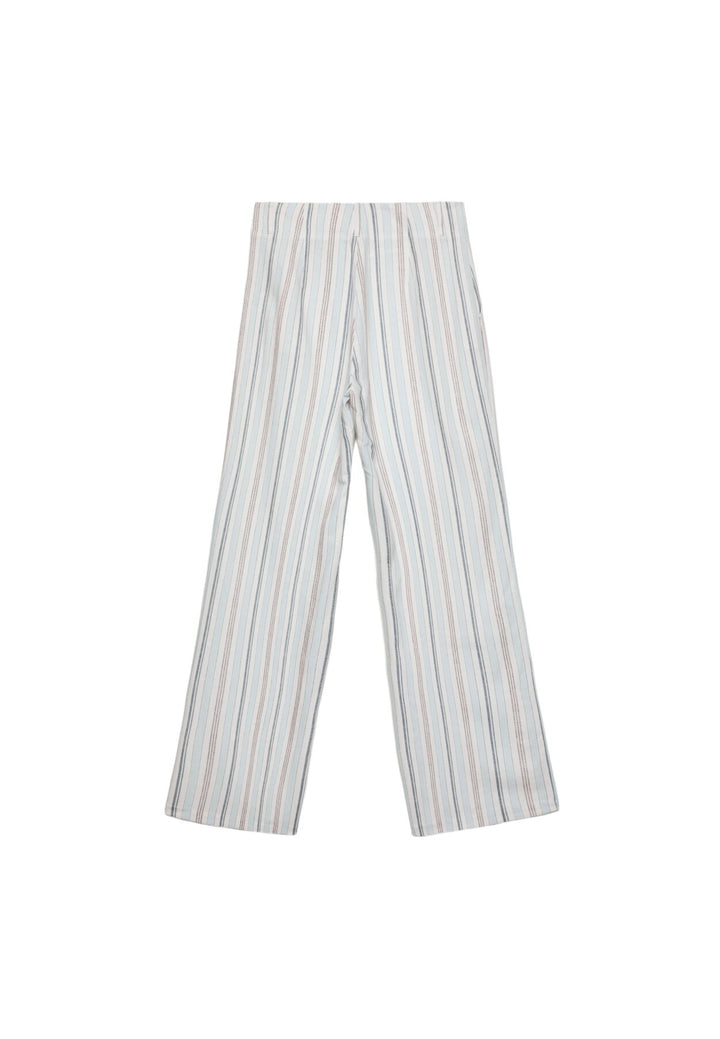 Pantalon Droit Fluide Lin - Imprimé - Tunisie1