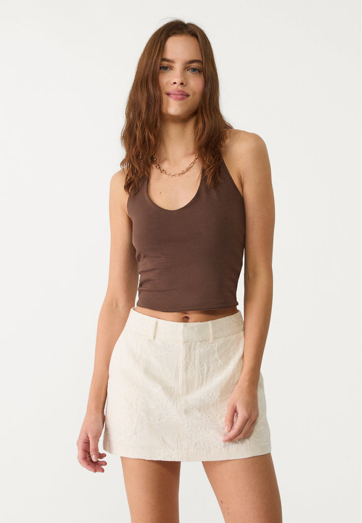 Skort Croisé - Brodé - Tunisie3