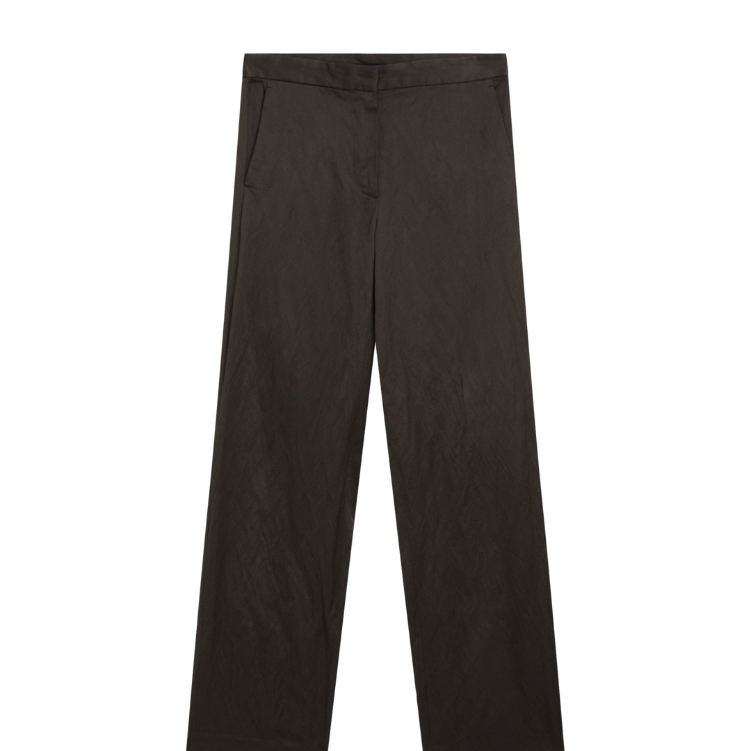 Moudda Massimo Dutti - Pantalon tonneau satiné froissé - Tunisie 1