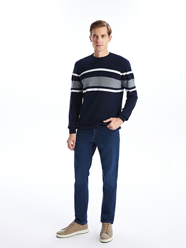 Moudda LC Waikiki - Pull rayé en tricot pour Homme - Tunisie 2