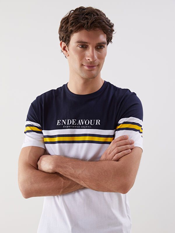 Moudda LC Waikiki - T-shirt imprimé manches courtes en jersey pour Homme - Tunisie 1