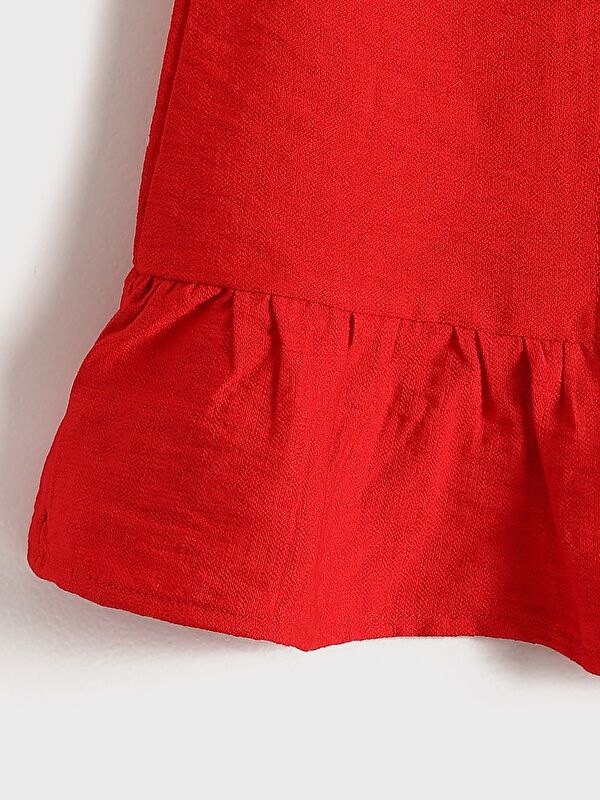 Moudda LC Waikiki - Chemise manches courtes en tissu pour Fille - Tunisie 3