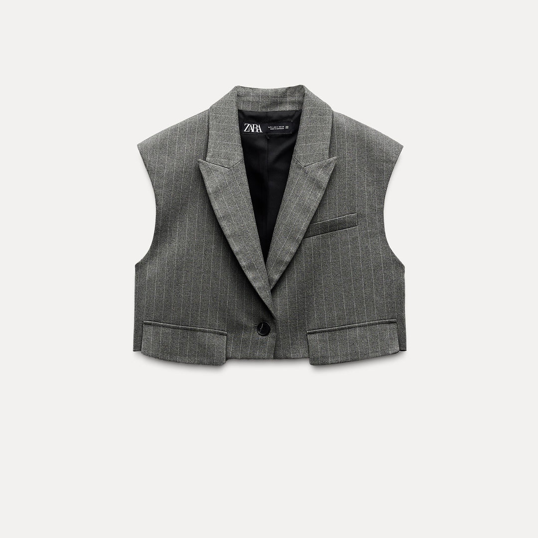 Moudda ZARA - Ensemble gilet court, patte de boutonnage - Tunisie 2