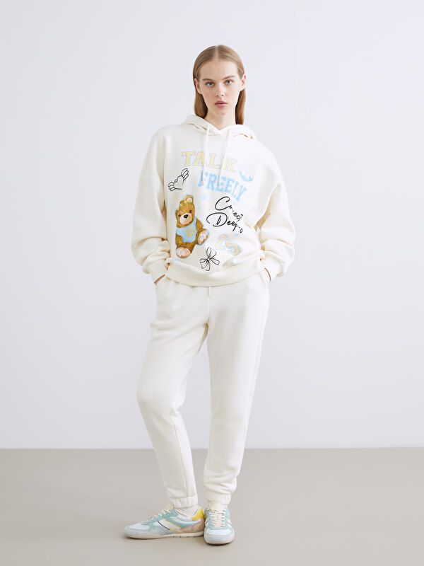 Moudda LC Waikiki - Sweatshirt en jersey Femme Beige clair - Tunisie 2