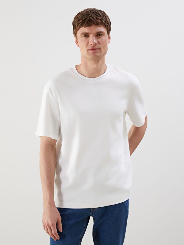 Moudda LC Waikiki - T-shirt basique col rond manches courtes en jersey pour Homme - Tunisie 1