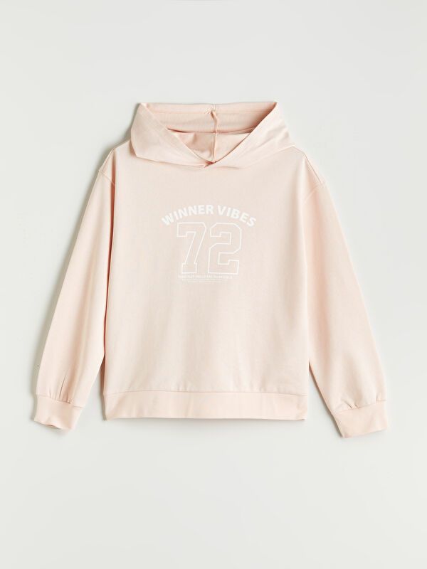 Moudda LC Waikiki - Sweatshirt en jersey Fille Saumon - Tunisie 1