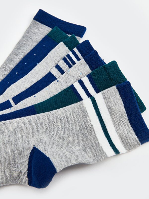 Moudda LC Waikiki - Chaussettes courtes Garçon Fil mélangé teint - Tunisie 3