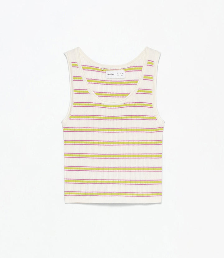 Moudda Lefties - Top Viscose/Nylon - Emmanchures Décolletées Fille - Tunisie 1