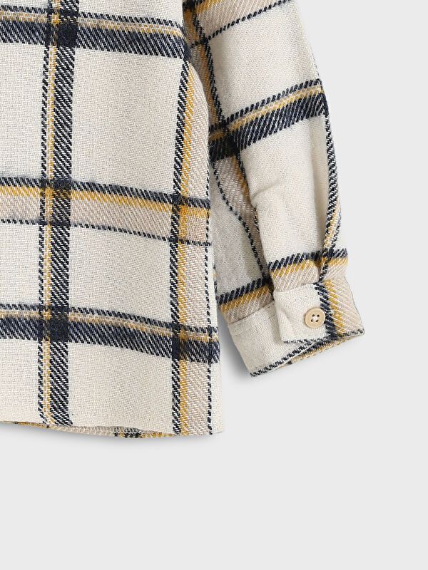 Moudda LC Waikiki - Chemise tissée manches longues Garçon Carreaux marine - Tunisie 3