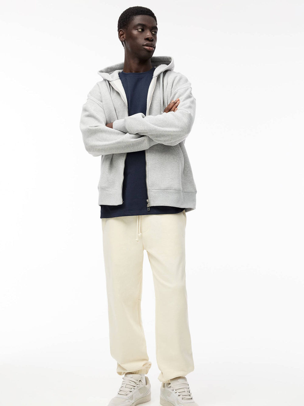 Moudda PULL & BEAR - Pantalon Jogging Basique STWD Molleton Revers - Tunisie 2