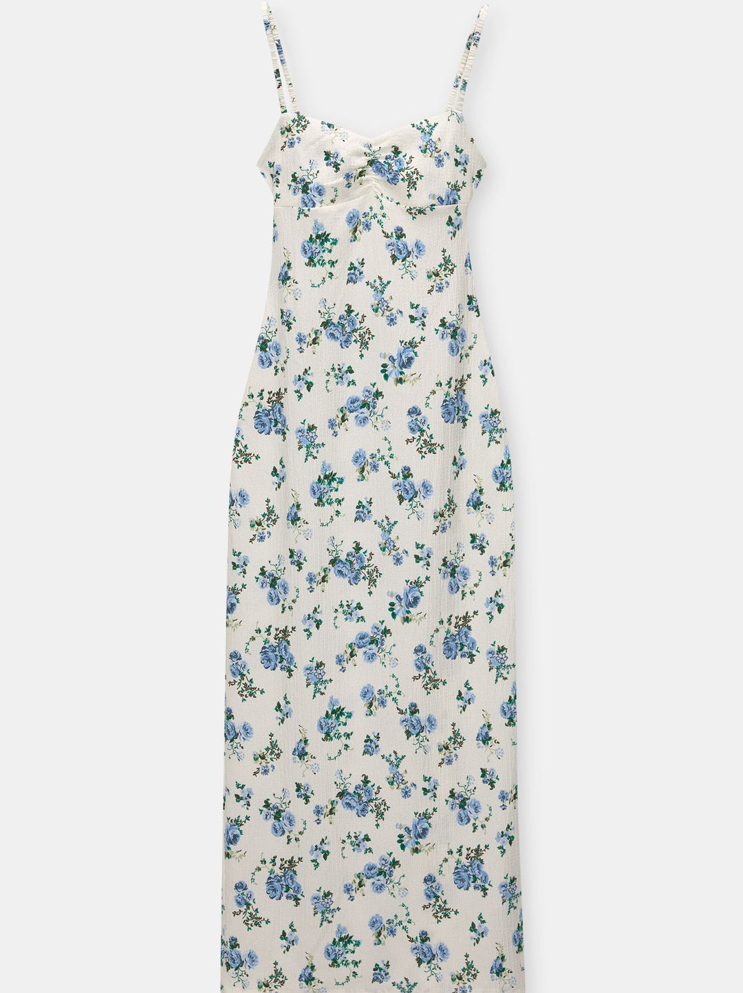 Moudda PULL & BEAR - Robe Midi Cazuelas Bambula Fleurs - Tunisie 1